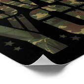 Poster Camo Jesus Aime Votre Ado Fille Amusante Bib Chrét (Coin)