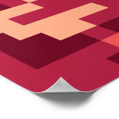 POSTER CAMO NUMÉRIQUE DÉSERT MARTIAN / CAMOUFLAGE (Coin)