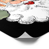 Poster Camo Père Noël Joyeux Enfants de Noël Camouflage F (Coin)