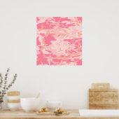 Poster Camo rose - Camo féminin (Cuisine)