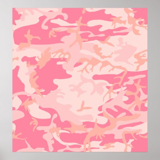 Poster Camo rose - Camo féminin (Devant)