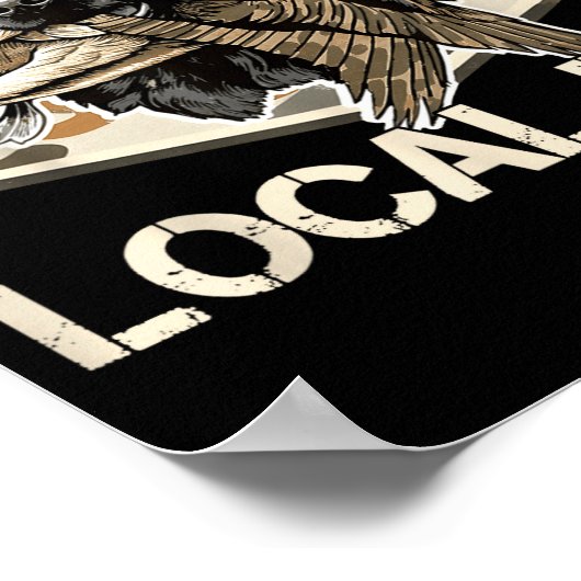 Poster Camo Southern Local Boy Duck Hunting Black Lab Out (Coin)