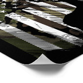 Poster Camo Us Flag Deer Elk Buck Camoflage Hunting Hunte (Coin)