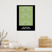 Poster Camo vert (Cuisine)