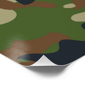 Poster Camo Woodland (Coin)