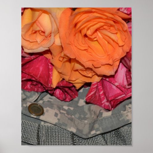 Poster Camouflage des troupes militaires de l'armée améri (Devant)