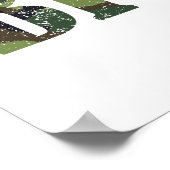 Poster Camouflage en détresse Bigfoot Evolution (Coin)