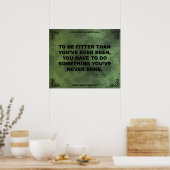 Poster Camouflage Exercice Motivation 005 (Cuisine)
