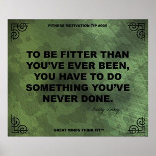 Poster Camouflage Exercice Motivation 005