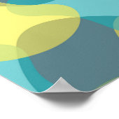 Poster Camouflage, moderne, cool, tendance, géométrique u (Coin)