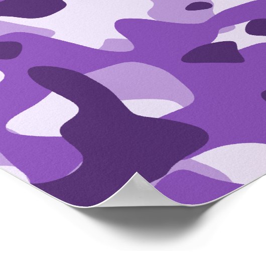 Poster Camouflage pourpre (Coin)