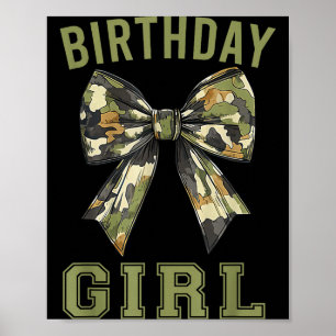 Poster Camouflage Vieux Camo Arc Camo Coquette Arc Annive