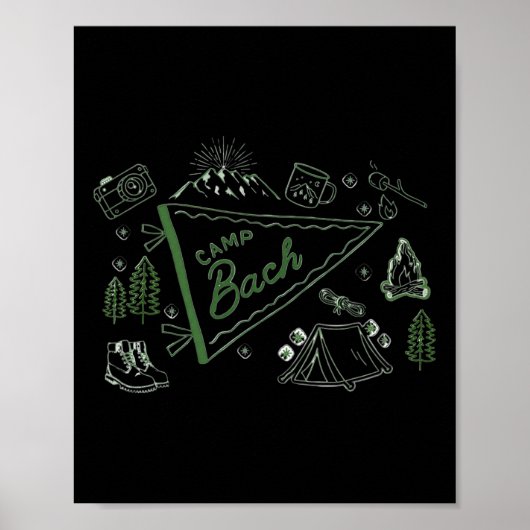 Poster Camp Bach Aventure Camping Bachelorette Party The (Devant)