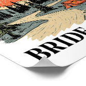 Poster Camp Bach Bride Squad Randonnée Camping Bacheloret (Coin)