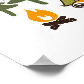 Poster Camp Collie de chiens d'agilité Coupe de la fronti (Coin)