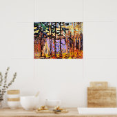 Poster Camp d'artistes, Canoe Lake (Cuisine)