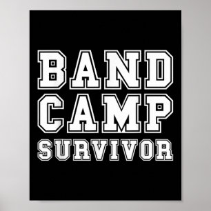 Poster Camp de bande Survivante Marching Band Trumpet Cla