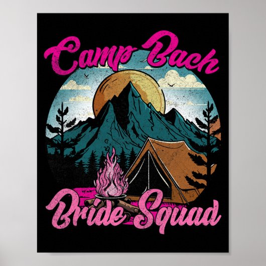 Poster Camp de camp de camp de bachelorette (Devant)