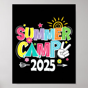 Poster Camp d'été 2025 Vacances d'été 2025 Fam correspond
