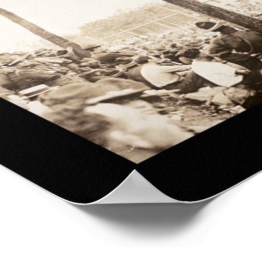 Poster Camp Devens MA Photo 1918 (Coin)