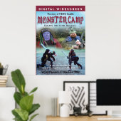 Poster Camp Monster (Bureau à domicile)