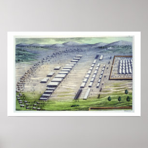 Poster Camp romain dans le Celtic Germania, comme décrit