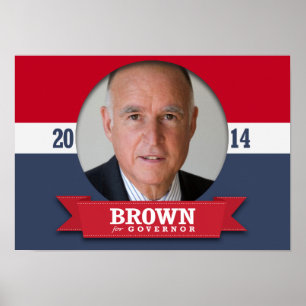 POSTER CAMPAGNE BROWN DE JERRY