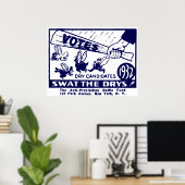 Poster Campagne de 1932 contre l'interdiction (Bureau à domicile)