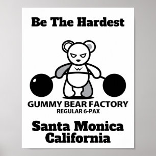 Poster Campagne de l'usine de l'ours de gommy