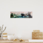 POSTER CAMPAGNE DE MAREMMA / PAYSAGE TOSCANE (Cuisine)