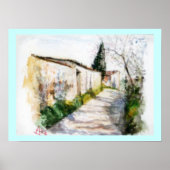 POSTER CAMPAGNE DE TOSCANE (Devant)