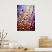 Poster Campagne enchanteresse en automne (Cuisine)