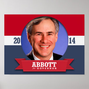 POSTER CAMPAGNE GREG ABBOTT