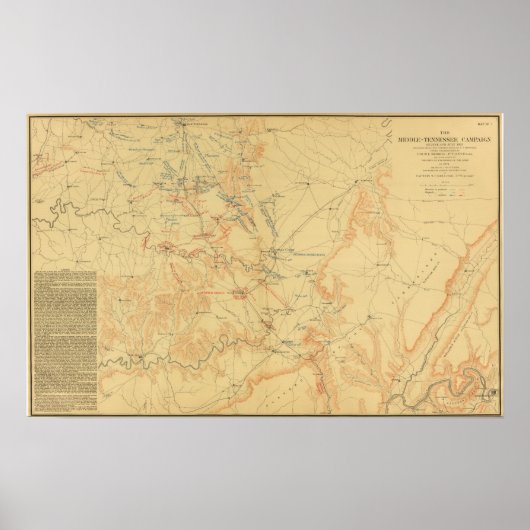 Poster Campagne médiane du Tennessee (Devant)