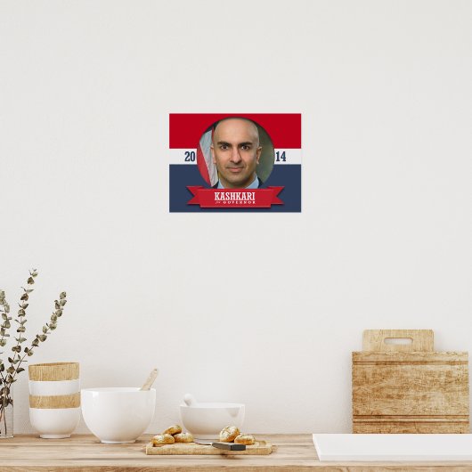 POSTER CAMPAGNE NEEL KASHKARI (Cuisine)