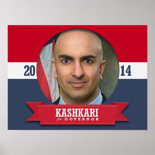 POSTER CAMPAGNE NEEL KASHKARI (Devant)