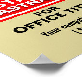 Poster Campagne personnalisable (Coin)