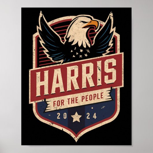 Poster Campagne présidentielle de Kamala Harris 2024 (Devant)