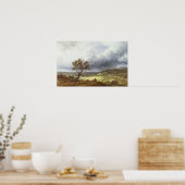 Poster Campagne sous un ciel orageux (Cuisine)