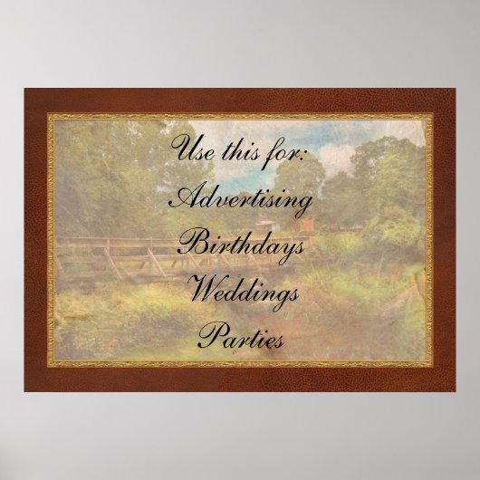 Poster Campagne - Vie rurale (Devant)