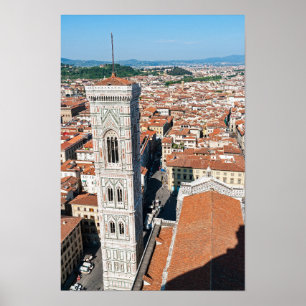 Poster Campanile de Giotto - Florence, Toscane, Italie