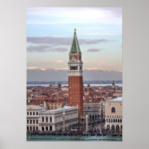 Poster Campanile de Saint-Marc, Venise Italie