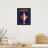 Poster 'Campari' 1921 Annonce de Leonetto Cappiello - 16x (Cuisine)