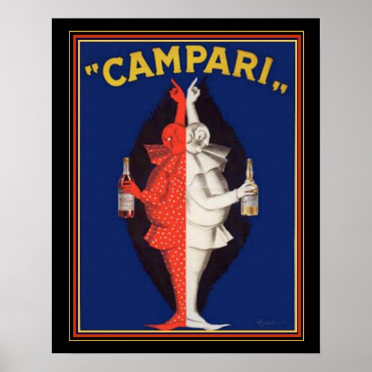 Poster 'Campari' 1921 Annonce de Leonetto Cappiello - 16x (Devant)