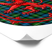 Poster Campbell de Argyll Tartan Scottish Plaid (Coin)