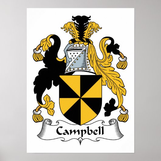 Poster Campbell Family Crest (Devant)