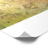 Poster Campement des Tziganes avec caravanes par van Gogh (Coin)