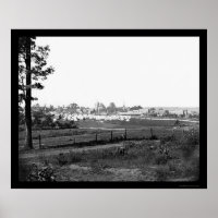 Campement militaire près de Culpeper, VA 1863