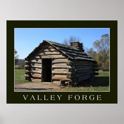 Poster Campement Valley Forge (Devant)