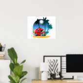 Poster Camper de dessin (Bureau à domicile)